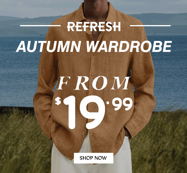 Fresh autumn wardrobe