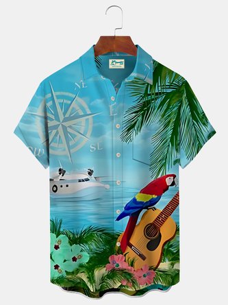 Blue Hawaii Series Tropical Shirts - Royaura