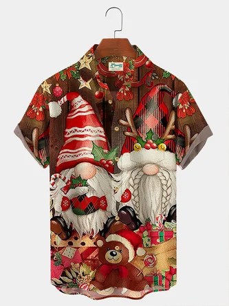 Brown Holiday Series Christmas Shirts - Royaura