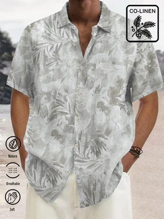 White Floral Hawaii Series Shirts - Royaura