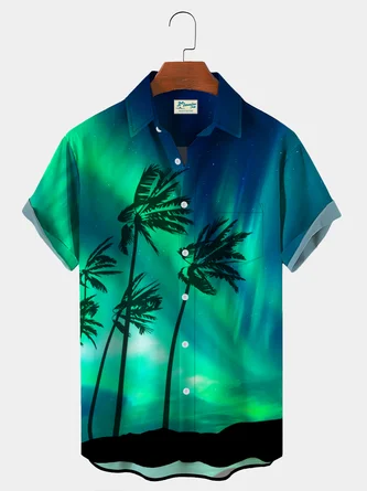 Green Holiday Series Ombre/tie-Dye Shirts - Royaura